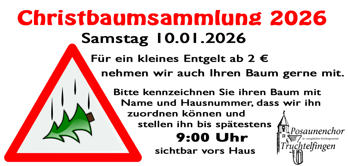 Christbaumsammlung 2026